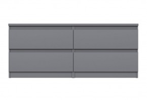 2.03.03.100.4 КАСТОР тумба 4 ящика RU серая в Челябинске - cheliabinsk.ok-mebel.com | фото 2