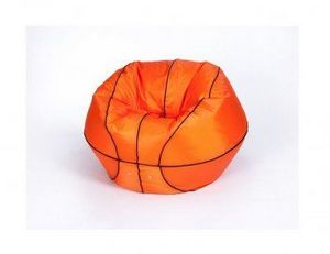 Кресло-мешок Баскетбольный мяч малый оранжево-черное в Челябинске - cheliabinsk.ok-mebel.com | фото 2