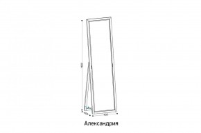 АЛЕКСАНДРИЯ-9.1 Зеркало напольное в Челябинске - cheliabinsk.ok-mebel.com | фото 2