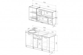 АНТИКА Кухонный гарнитур Стандарт (1600 мм) в Челябинске - cheliabinsk.ok-mebel.com | фото 2