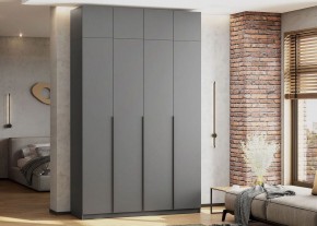 Антресоль 1600 «ШК-5» Графит серый в Челябинске - cheliabinsk.ok-mebel.com | фото 4