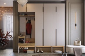 БАСКО Прихожая К10 (кашемир) в Челябинске - cheliabinsk.ok-mebel.com | фото