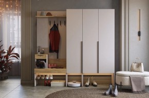 БАСКО Прихожая К11 (кашемир) в Челябинске - cheliabinsk.ok-mebel.com | фото