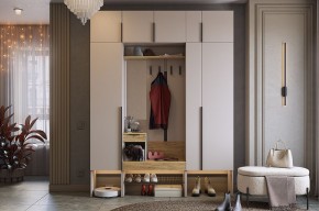 БАСКО Прихожая К9 (кашемир) в Челябинске - cheliabinsk.ok-mebel.com | фото 2