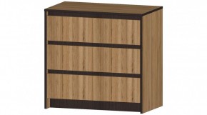 БОСТОН Комод 3 ящика (дуб вотан) в Челябинске - cheliabinsk.ok-mebel.com | фото