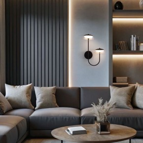 Бра Eurosvet Fungo 50388/2 LED черный в Челябинске - cheliabinsk.ok-mebel.com | фото 3