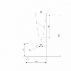 Бра Eurosvet Rhyton 60167/1 никель в Челябинске - cheliabinsk.ok-mebel.com | фото 6