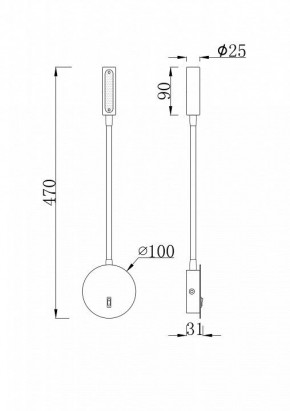 Бра Maytoni Stem C035WL-L3W3K в Челябинске - cheliabinsk.ok-mebel.com | фото 6