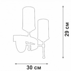 Бра Vitaluce V1813 V1813-7/2A в Челябинске - cheliabinsk.ok-mebel.com | фото 2