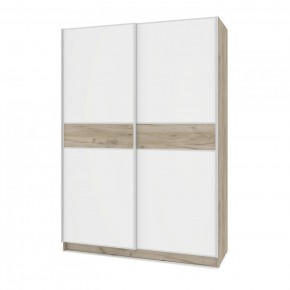 БРАУН Б675 Шкаф-купе (дуб серый/белый) в Челябинске - cheliabinsk.ok-mebel.com | фото
