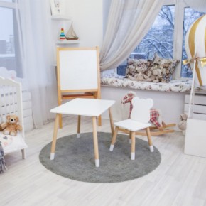Детский комплект стол и стул «Мишка» Rolti Baby (белый/береза, массив березы/мдф) в Челябинске - cheliabinsk.ok-mebel.com | фото 3