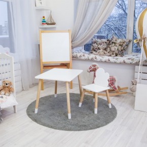 Детский комплект стол и стул «Облачко» Rolti Baby (белый/береза, массив березы/мдф) в Челябинске - cheliabinsk.ok-mebel.com | фото 4