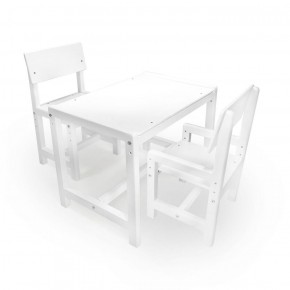 Детский растущий комплект стол и два стула  Я САМ "Лофт" (Белый, Белый) в Челябинске - cheliabinsk.ok-mebel.com | фото