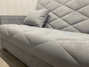 Диван Престиж-15 (НПБ+МДФ) велюр Sensey silver в Челябинске - cheliabinsk.ok-mebel.com | фото 7
