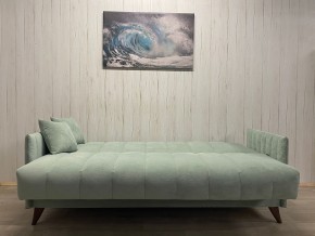 Диван Престиж-3 (НПБ) велюр Sensey mist green в Челябинске - cheliabinsk.ok-mebel.com | фото 3