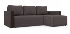Диван угловой Алиса 3 Bahama GREY - Teos Dark Brown в Челябинске - cheliabinsk.ok-mebel.com | фото