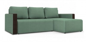 Диван угловой Алиса 3 Vital ALOE - Teos Dark Brown в Челябинске - cheliabinsk.ok-mebel.com | фото