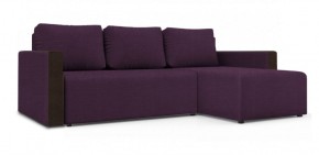 Диван угловой Алиса 3 Vital PLUM - Teos Dark Brown в Челябинске - cheliabinsk.ok-mebel.com | фото