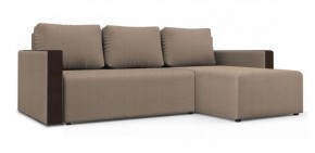 Диван угловой Алиса 3 Vital SAND - Teos Dark Brown в Челябинске - cheliabinsk.ok-mebel.com | фото
