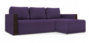 Диван угловой Алиса 3 Vital VIOLET - Teos Dark Brown в Челябинске - cheliabinsk.ok-mebel.com | фото