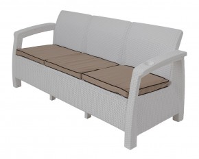 Диван Yalta Premium Sofa 3 Set (Ялта) белый (+подушки под спину) в Челябинске - cheliabinsk.ok-mebel.com | фото 1