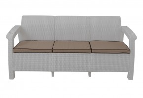Диван Yalta Premium Sofa 3 Set (Ялта) белый (+подушки под спину) в Челябинске - cheliabinsk.ok-mebel.com | фото 2