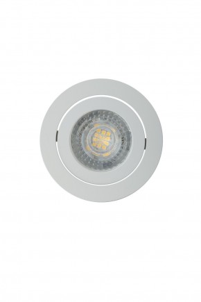 DK2017-WH Встраиваемый светильник, IP 20, 50 Вт, GU10, белый, алюминий в Челябинске - cheliabinsk.ok-mebel.com | фото