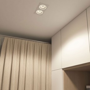 DK2062-WH Встраиваемый светильник, IP 20, до 15 Вт, GU10, LED, белый, алюминий в Челябинске - cheliabinsk.ok-mebel.com | фото 4