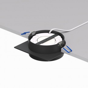 DK2091-BK Встраиваемый светильник FLAT, IP 20, до 15 Вт, GX53, LED, черный, алюминий в Челябинске - cheliabinsk.ok-mebel.com | фото 4