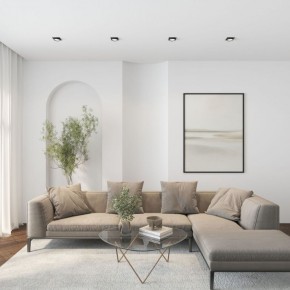 DK2091-BK Встраиваемый светильник FLAT, IP 20, до 15 Вт, GX53, LED, черный, алюминий в Челябинске - cheliabinsk.ok-mebel.com | фото 5