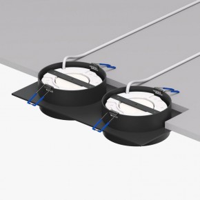 DK2092-BK Встраиваемый светильник FLAT, IP 20, до 15 Вт, GX53, LED, черный, алюминий в Челябинске - cheliabinsk.ok-mebel.com | фото 2