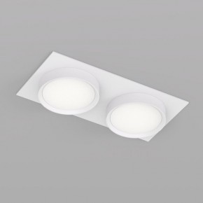DK2092-WH Встраиваемый светильник FLAT, IP 20, до 15 Вт, GX53, LED, белый, алюминий в Челябинске - cheliabinsk.ok-mebel.com | фото 2