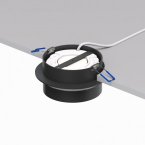 DK2100-BK Встраиваемый светильник NIKO, IP 20, до 15 Вт, GX53, LED, черный, акрил, алюминий в Челябинске - cheliabinsk.ok-mebel.com | фото 4