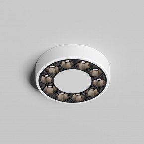 DK2440-WB Встраиваемый светильник DUAL 5+5 Вт, LED 4000K, IP 20, d90mm, белый/черный, алюминий/акрил в Челябинске - cheliabinsk.ok-mebel.com | фото 3