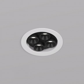 DK2510-WB Встраиваемый светильник SPACE со светодиодом d65 220V 8W 38° 4000К IP20 белый/черный алюминий в Челябинске - cheliabinsk.ok-mebel.com | фото
