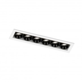 DK2514-WB Встраиваемый светильник SPACE со светодиодом L126mm 220V 10W 38° 4000К IP20 белый/черный алюминий в Челябинске - cheliabinsk.ok-mebel.com | фото 5