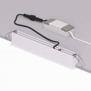 DK2515-WB Встраиваемый светильник SPACE со светодиодом L240mm 220V 20W 38° 4000К IP20 белый/черный алюминий в Челябинске - cheliabinsk.ok-mebel.com | фото 3