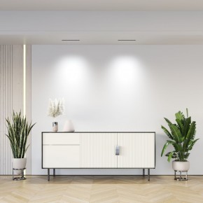 DK2515-WB Встраиваемый светильник SPACE со светодиодом L240mm 220V 20W 38° 4000К IP20 белый/черный алюминий в Челябинске - cheliabinsk.ok-mebel.com | фото 7