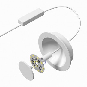 DK2700-WH Встраиваемый светильник, IP 20, 7 Вт, LED 3000, белый, алюминий в Челябинске - cheliabinsk.ok-mebel.com | фото 4
