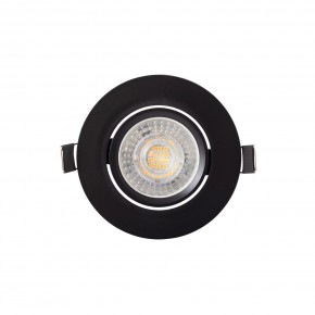 DK3020-BK Встраиваемый светильник, IP 20, 10 Вт, GU5.3, LED, черный, пластик в Челябинске - cheliabinsk.ok-mebel.com | фото