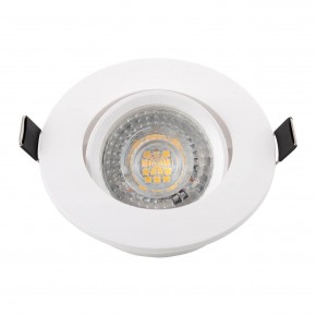 DK3020-WH Встраиваемый светильник, IP 20, 10 Вт, GU5.3, LED, белый, пластик в Челябинске - cheliabinsk.ok-mebel.com | фото 4