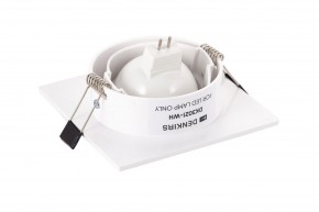 DK3021-WH Встраиваемый светильник, IP 20, 10 Вт, GU5.3, LED, белый, пластик в Челябинске - cheliabinsk.ok-mebel.com | фото 4