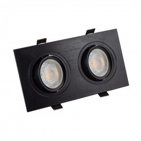 DK3022-BK Встраиваемый светильник, IP 20, 10 Вт, GU5.3, LED, черный, пластик в Челябинске - cheliabinsk.ok-mebel.com | фото