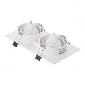 DK3022-WH Встраиваемый светильник, IP 20, 10 Вт, GU5.3, LED, белый, пластик в Челябинске - cheliabinsk.ok-mebel.com | фото 3