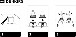 DK3022-WH Встраиваемый светильник, IP 20, 10 Вт, GU5.3, LED, белый, пластик в Челябинске - cheliabinsk.ok-mebel.com | фото 6