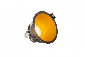 DK3026-BG Встраиваемый светильник, IP 20, 10 Вт, GU5.3, LED, черный/золотой, пластик в Челябинске - cheliabinsk.ok-mebel.com | фото 3