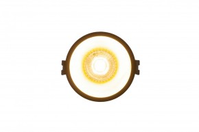 DK3026-BG Встраиваемый светильник, IP 20, 10 Вт, GU5.3, LED, черный/золотой, пластик в Челябинске - cheliabinsk.ok-mebel.com | фото 2