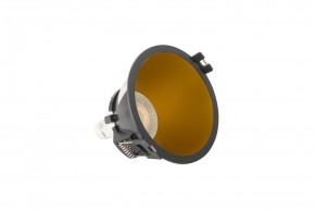 DK3026-BG Встраиваемый светильник, IP 20, 10 Вт, GU5.3, LED, черный/золотой, пластик в Челябинске - cheliabinsk.ok-mebel.com | фото 4