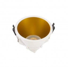 DK3026-WG Встраиваемый светильник, IP 20, 10 Вт, GU5.3, LED, белый/золотой, пластик в Челябинске - cheliabinsk.ok-mebel.com | фото 2