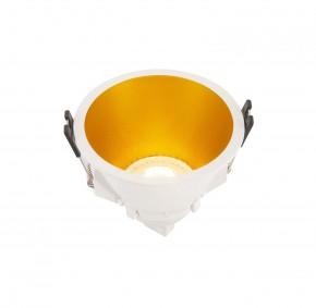 DK3026-WG Встраиваемый светильник, IP 20, 10 Вт, GU5.3, LED, белый/золотой, пластик в Челябинске - cheliabinsk.ok-mebel.com | фото 4